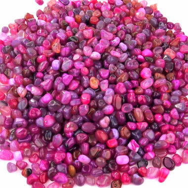 Achat Trommelsteine rosa | pink Ø 10 – 20 mm Edelsteine Heilsteine bei Wunderstein24