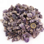 Amethyst Chevron Rohsteine Ø ca. 10 – 30 mm Edelsteine Heilsteine bei Wunderstein24