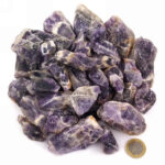 Amethyst Chevron Rohsteine Ø ca. 30 – 60 mm Edelsteine Heilsteine bei Wunderstein24