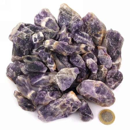 Amethyst Chevron Rohsteine Ø ca. 30 – 60 mm Edelsteine Heilsteine bei Wunderstein24