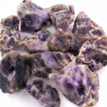 Amethyst Chevron Rohsteine Ø ca. 60 – 120 mm Edelsteine Heilsteine bei Wunderstein24