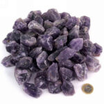 Amethyst Rohsteine Indien Ø ca. 35 – 45 mm Edelsteine Heilsteine bei Wunderstein24