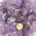 Amethyst Rohsteine Marabá transparent Ø ca. 30 – 50 mm Edelsteine Heilsteine bei Wunderstein24