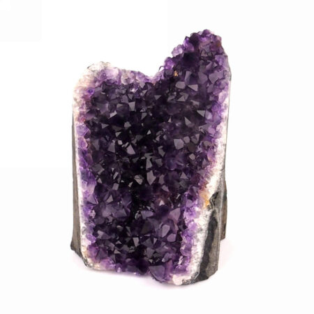 Amethyst Stufe mit Standfläche in bester Farbe Edelsteine Heilsteine bei Wunderstein24