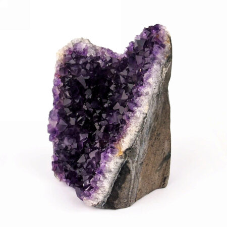 Amethyst Stufe mit Standfläche in bester Farbe Edelsteine Heilsteine bei Wunderstein24