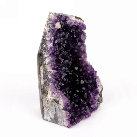 Amethyst Stufe mit Standfläche in bester Farbe Edelsteine Heilsteine bei Wunderstein24