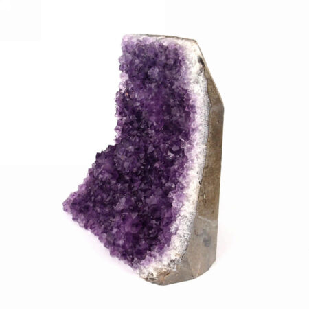 Amethyst Stufe mit Standfläche in schöner Farbe Edelsteine Heilsteine bei Wunderstein24