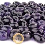 Amethyst Trommelsteine handpoliert Ø ca. 30 – 40 mm Edelsteine Heilsteine bei Wunderstein24