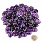 Amethyst Trommelsteine Ø ca. 20 – 30 mm Edelsteine Heilsteine bei Wunderstein24