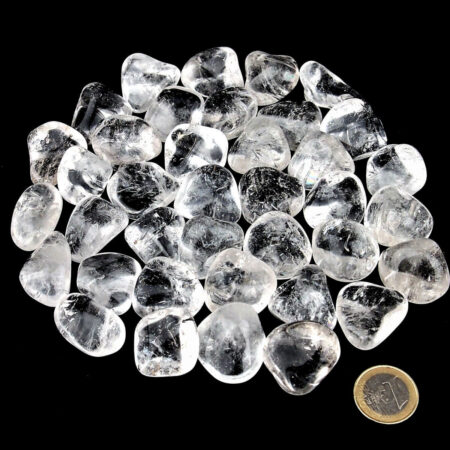 Bergkristall Trommelsteine Ø ca. 20 – 35 mm Edelsteine Heilsteine bei Wunderstein24
