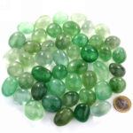 Fluorit Trommelsteine grün handpoliert Ø 25 – 30 mm Edelsteine Heilsteine bei Wunderstein24