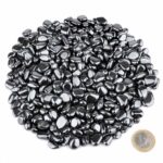 Hämatit | Blutstein Trommelsteine Ø ca. 8 – 12 mm in bester Qualität Edelsteine Heilsteine bei Wunderstein24