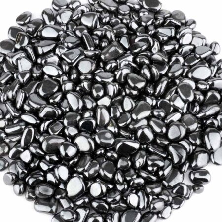 Hämatit | Blutstein Trommelsteine Ø ca. 8 – 12 mm in bester Qualität Edelsteine Heilsteine bei Wunderstein24