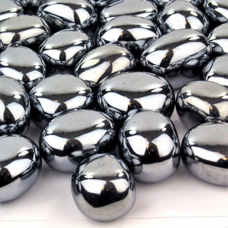 Silizium Trommelsteine handpoliert Ø ca. 26 – 33 mm Edelsteine Heilsteine bei Wunderstein24