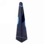 Achat Obelisk | Spitze blau aus Brasilien in bester Farbe und Struktur Edelsteine Heilsteine bei Wunderstein24