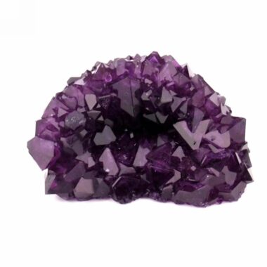 Alaun Kristall Druse lila in bester Farbe und Struktur Edelsteine Heilsteine bei Wunderstein24