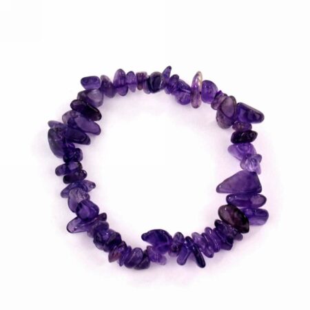 Amethyst Edelstein Armband flexibel und dehnbar Edelsteine Heilsteine bei Wunderstein24