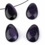 Bergkristall Cabochon Anhänger transparent seitlich gebohrt Edelsteine Heilsteine bei Wunderstein24