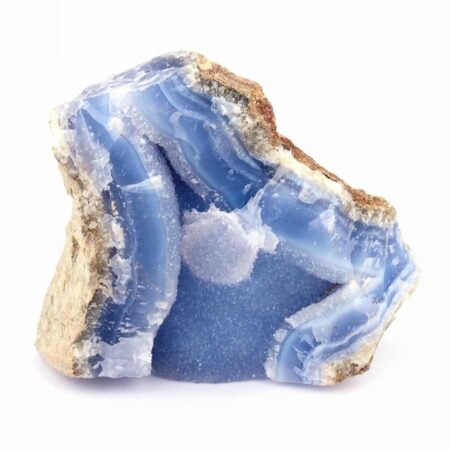 Chalcedon Stufe Natur in bester Farbe und Struktur Edelsteine Heilsteine bei Wunderstein24