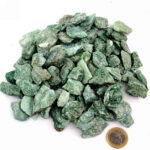 Fuchsit | Glimmer Rohsteine grün Ø ca. 10 – 30 mm Edelsteine Heilsteine bei Wunderstein24