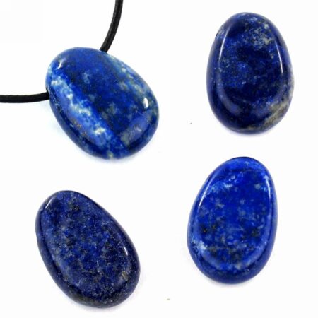 Lapislazuli Cabochon Anhänger seitlich gebohrt Edelsteine Heilsteine bei Wunderstein24