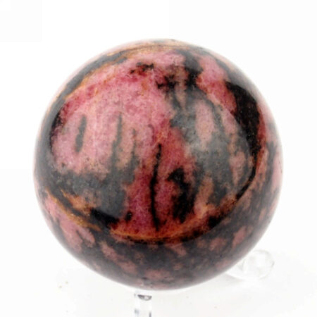 Rhodonit Kugel aus Madagaskar in sehr guter Qualität und Farbe Edelsteine Heilsteine bei Wunderstein24