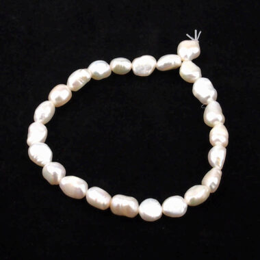 Perle | Süßwasser Edelstein Armband flexibel und dehnbar Edelsteine Heilsteine bei Wunderstein24
