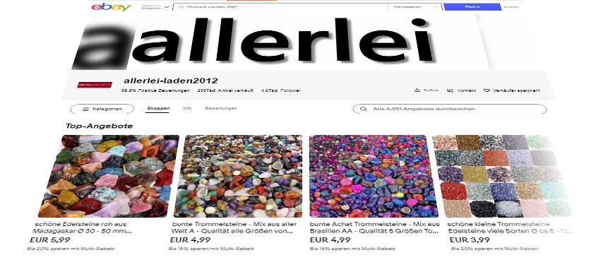 Unser allerlei-laden2012 ebay shop