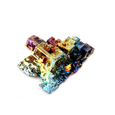 Wismut (Bismuth) Kristall Stufe in einzigartiger Qualität und Farbe Edelsteine Heilsteine bei Wunderstein24