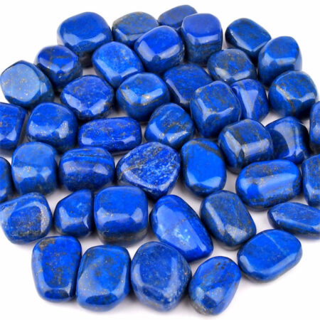 Lapislazuli Trommelsteine Ø 22 – 30 mm Edelsteine Heilsteine bei Wunderstein24