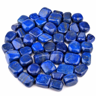 Lapislazuli Trommelsteine Ø 20 – 30 mm Edelsteine Heilsteine bei Wunderstein24