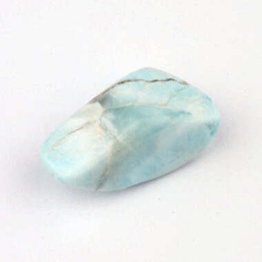 Larimar Handschmeichler | Trommelstein in schöner Farbe Edelsteine Heilsteine bei Wunderstein24