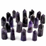 Amethyst Natur Spitze transparent poliert 80 g – 90 g aus Brasilien Edelsteine Heilsteine bei Wunderstein24