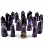 Amethyst Natur Spitze poliert 20 g – 30 g aus Uruguay in tiefem Lila Edelsteine Heilsteine bei Wunderstein24