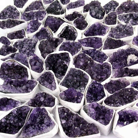 Amethyst Stufe 400 – 450 g aus Brasilien in sehr guter Qualität Edelsteine Heilsteine bei Wunderstein24