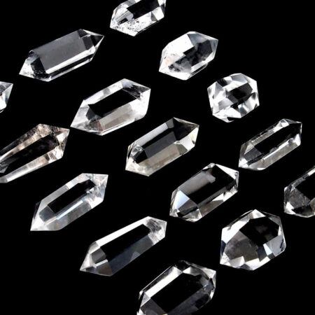 Bergkristall Doppelender | Doppelspitze 70 g – 80 g in glasklarer Qualität Edelsteine Heilsteine bei Wunderstein24