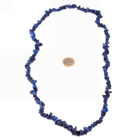 Lapislazuli Kette Länge ca. 90 cm Edelsteine Heilsteine bei Wunderstein24