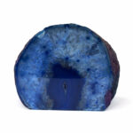 Achat Anschliff | Stufe poliert blau aus Brasilien mit Standfläche Edelsteine Heilsteine bei Wunderstein24