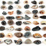 Baby Achat Natur Geode | Druse Ø 48 – 78 mm / 40 – 50 g aus Brasilien Edelsteine Heilsteine bei Wunderstein24