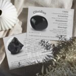 Charoit Mineralien Bestimmungskärtchen Sammelkarte Edelsteine Heilsteine bei Wunderstein24