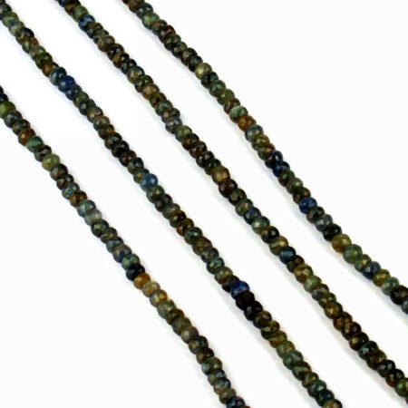 Saphir Edelstein-Strang Perlen facettiert Länge ca. 45 cm in bester Qualität Edelsteine Heilsteine bei Wunderstein24