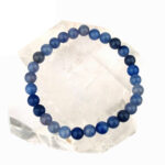 Aventurin blau | Blauquarz Ø 6 mm Kugel Edelstein Armband flexibel und dehnbar Edelsteine Heilsteine bei Wunderstein24