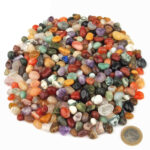 Bunte Trommelsteine – Mix 100% Naturmischung aus Indien Ø ca. 10 – 15 mm Edelsteine Heilsteine bei Wunderstein24