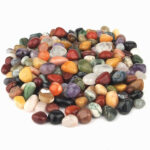 Bunte Trommelsteine – Mix 100% Naturmischung aus Indien Ø ca. 15 – 20 mm Edelsteine Heilsteine bei Wunderstein24