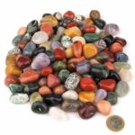 Bunte Trommelsteine – Mix 100% Naturmischung aus Indien Ø ca. 20 – 30 mm Edelsteine Heilsteine bei Wunderstein24