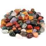 Bunte Trommelsteine – Mix 100% Naturmischung aus Indien Ø ca. 20 – 30 mm Edelsteine Heilsteine bei Wunderstein24