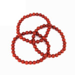 Jaspis rot Ø 6 mm Kugel Edelstein Armband flexibel und dehnbar Edelsteine Heilsteine bei Wunderstein24