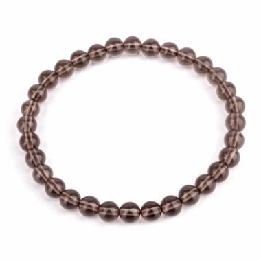 Rauchquarz Ø 6 mm Kugel Edelstein Armband flexibel und dehnbar Edelsteine Heilsteine bei Wunderstein24 Rauchquarz Ø 6 mm Kugel Edelstein Armband flexibel und dehnbar Edelsteine Heilsteine bei Wunderstein24