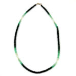 Saphir facettierte Perlen Kette mit Farbverlauf Länge 45 cm in bester Qualität Edelsteine Heilsteine bei Wunderstein24