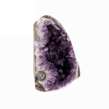 Amethyst Stufe mit Standfläche in bester Farbe Edelsteine Heilsteine bei Wunderstein24